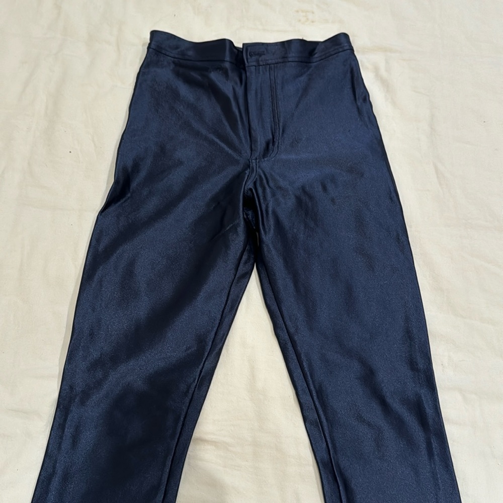 American Apparel Disco Pants Midnight Navy S